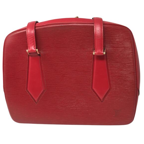 Louis Vuitton Red Leather Epi Voltaire Shoulder Bag - Picture 13 of 15